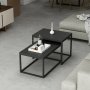 HANAH HOME Set stolova Leka Black - slika 2