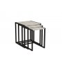 HANAH HOME Set stolova Tali Black Cyrstal - slika 1