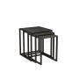 HANAH HOME Set stolova Tali Black Anthracite - slika 3