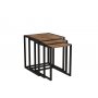 HANAH HOME Set stolova Tali Black Atlantic Pine - slika 3