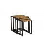 HANAH HOME Set stolova Tali Black Oud - slika 3