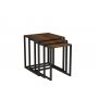 HANAH HOME Set stolova Tali Black Walnut - slika 3