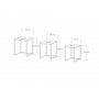HANAH HOME Set stolova Tali Black Walnut - slika 4