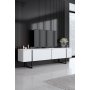 HANAH HOME Set za dnevnu sobu Luxe White Black - slika 2