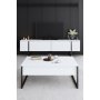 HANAH HOME Set za dnevnu sobu Luxe White Black - slika 5