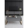 HANAH HOME Set za dnevnu sobu Luxe Anthracite Gold - slika 5