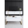 HANAH HOME Set za dnevnu sobu Luxe White Gold - slika 5