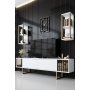 HANAH HOME Set za dnevnu sobu Gold Line White Gold - slika 2
