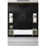 HANAH HOME Set za dnevnu sobu Gold Line White Gold - slika 4