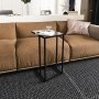 HANAH HOME Pomoćni stočić Alaska C Smoked Glass - slika 2