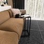 HANAH HOME Pomoćni stočić Alaska C Smoked Glass - slika 4