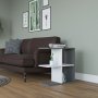 HANAH HOME Pomoćni stočić Hamlet Anthracite White - slika 2
