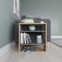HANAH HOME Pomoćni stočić Harpet Oak Anthracite - slika 2