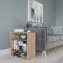 HANAH HOME Pomoćni stočić Harpet Oak Anthracite - slika 1
