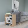 HANAH HOME Pomoćni stočić Harpet Oak White - slika 1