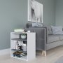 HANAH HOME Pomoćni stočić Harpet White Anthracite - slika 1