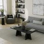 HANAH HOME Sto za dnevnu sobu Mushroom Black - slika 2