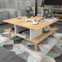 HANAH HOME Sto za dnevnu sobu Akya Oak White - slika 3