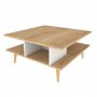 HANAH HOME Sto za dnevnu sobu Akya Oak White - slika 5