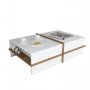HANAH HOME Sto za dnevnu sobu Plus White Walnut - slika 2