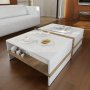 HANAH HOME Sto za dnevnu sobu Plus White Walnut - slika 1