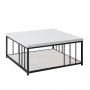 HANAH HOME Sto za dnevnu sobu Zenn White Black - slika 5