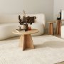HANAH HOME Sto za dnevnu sobu Mushroom Sapphire Oak - slika 3