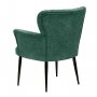 HANAH HOME Fotelja Paris Black Metal Sea Green - slika 2