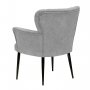 HANAH HOME Fotelja Paris Black Metal Cream - slika 2