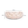 HANAH HOME Lazy bag Kiku Large Cream - slika 4
