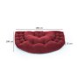 HANAH HOME Lazy bag Kiku Large Claret Red - slika 4