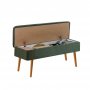 HANAH HOME Trpezarijska klupa Vina 1070 2 GreenAtlantic - slika 3
