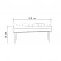 HANAH HOME Trpezarijska klupa Vina 1070 2 GreenAtlantic - slika 5