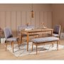 HANAH HOME Trpezarijska klupa Vina Bench Soho Atlantic - slika 4