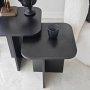 HANAH HOME Set pomoćnih stočića Blues Black - slika 5
