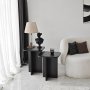 HANAH HOME Set pomoćnih stočića Blues Black - slika 1