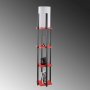 OPVIQ Podna lampa 7117 Black Red - slika 2