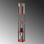 OPVIQ Podna lampa 7118 Black Red - slika 2