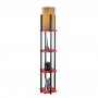 OPVIQ Podna lampa 7118 Black Red - slika 3