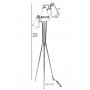 OPVIQ Podna lampa Akasya 3 534LUN4174 - slika 4