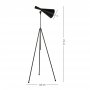 OPVIQ Podna lampa Teleskop Lambader - slika 4