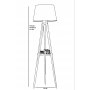 OPVIQ Podna lampa Sehpalı 8746 4 - slika 3