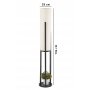 OPVIQ Podna lampa Circle Dor Black - slika 4
