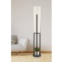 OPVIQ Podna lampa Circle Dor Black - slika 1