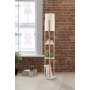 OPVIQ Podna lampa Circle Nora White - slika 1