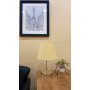OPVIQ Stona lampa 203 K Silver - slika 1