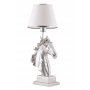 OPVIQ Stona lampa Horse White Silver - slika 2