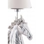 OPVIQ Stona lampa Horse White Silver - slika 3
