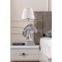 OPVIQ Stona lampa Horse White Silver - slika 1