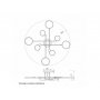 VESTA 489 LUSTER 76W 3000K CRNA/MESING OUTLET - slika 2